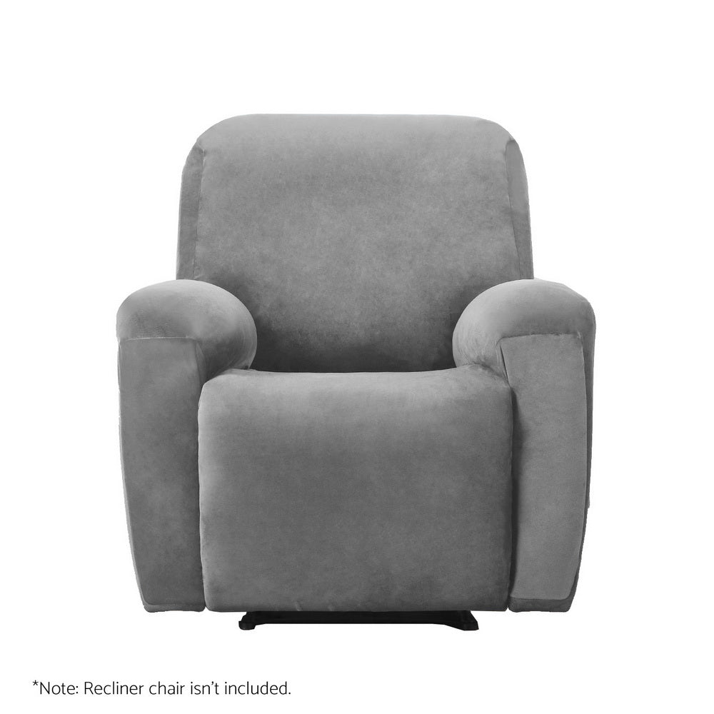 Recliner Chair Covers 1 Seater Velvet