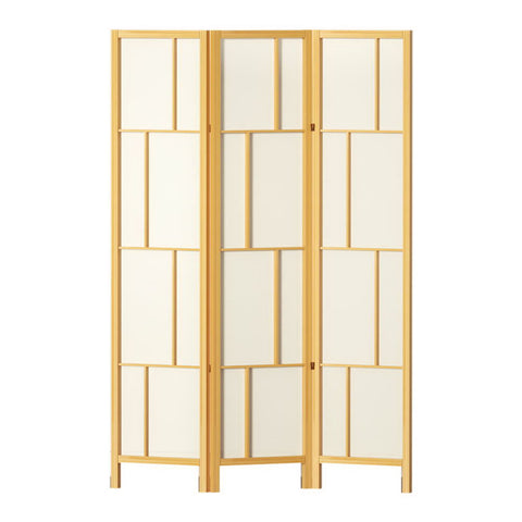 Ashton Room Divider Screen Privacy Wood Dividers Stand 3 Panel Natural