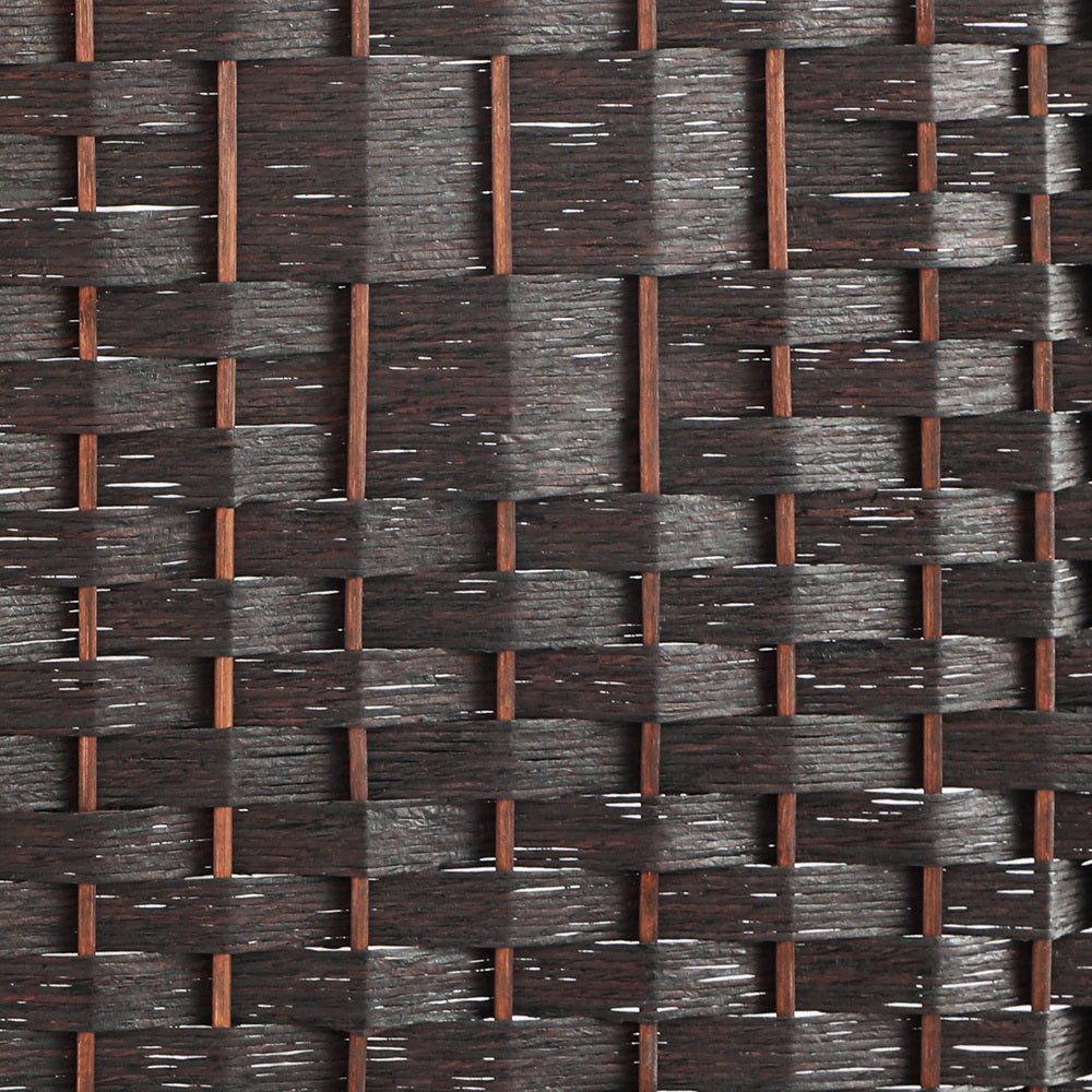 6 Panel Room Divider Privacy Screen Brown