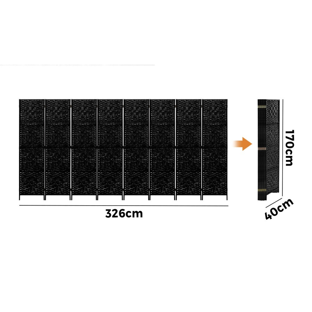 8 Panel Room Divider Privacy Screen