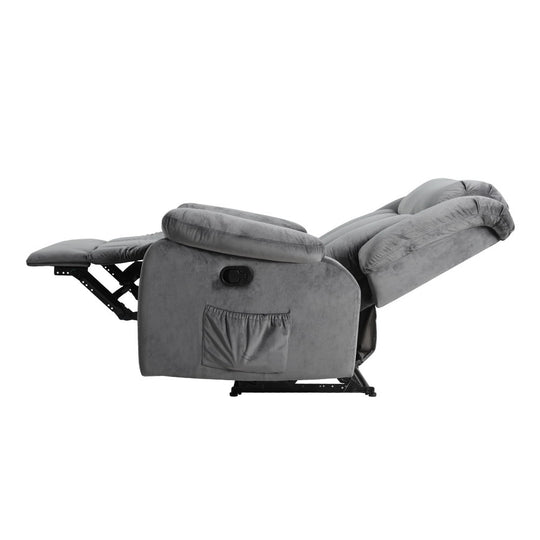Recliner Chair Electric Massage Chair Velvet Lounge Sofa