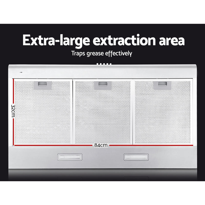 Cooking Ranges - 900Mm Range Hood 90Cm Rangehood Stainless Steel