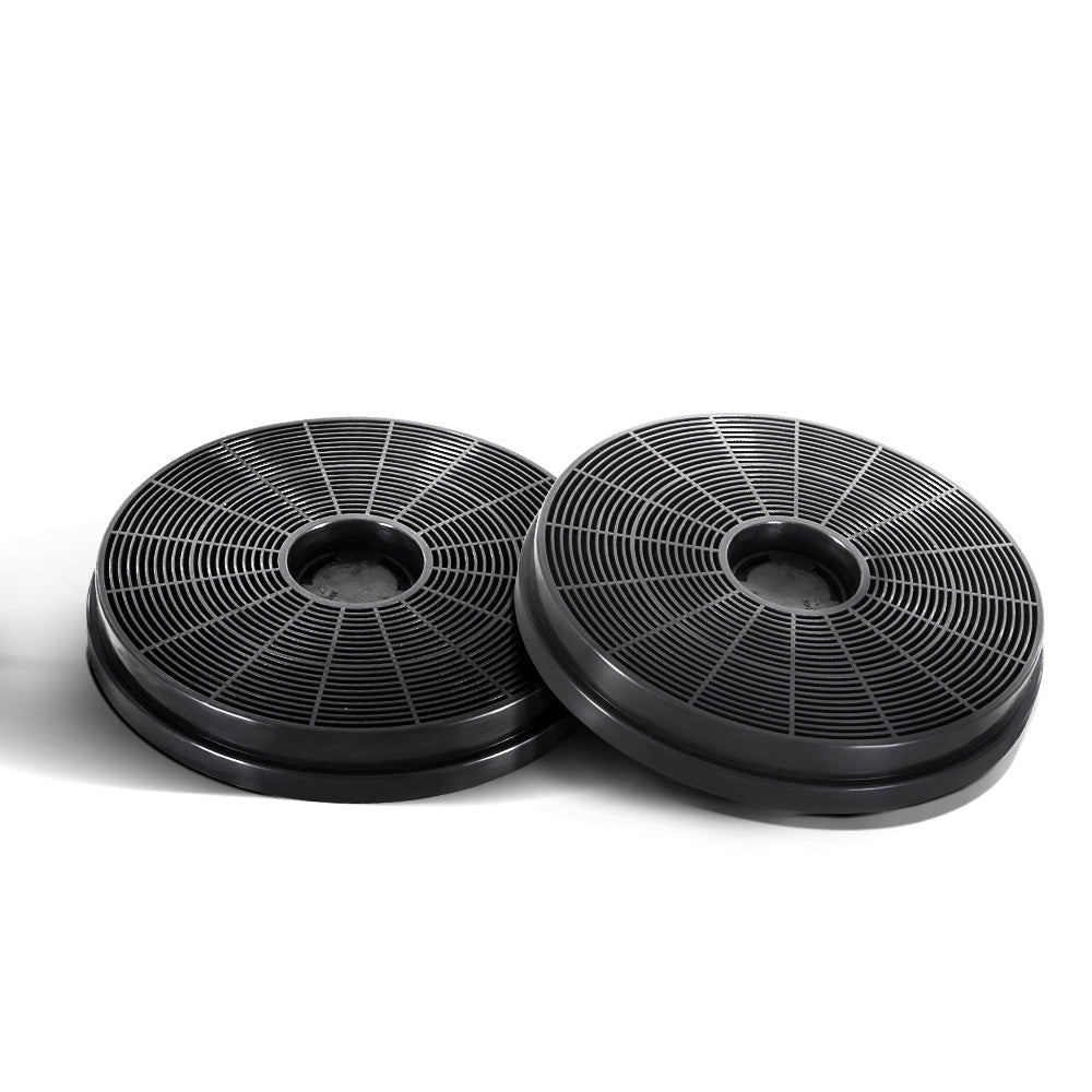 Charcoal colour - 17Cm Range Hood Carbon Charcoal Filters Replacement X2