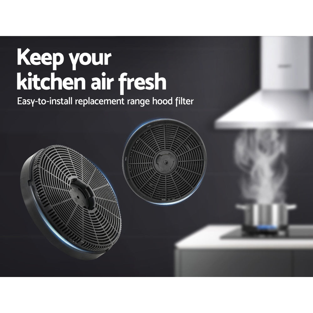 16cm Range Hood Carbon Charcoal Filters Replacement Set of 2