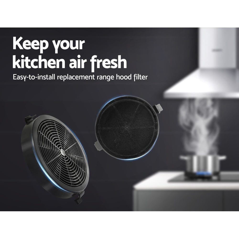 11Cm Range Hood Carbon Charcoal Filters Replacement X2