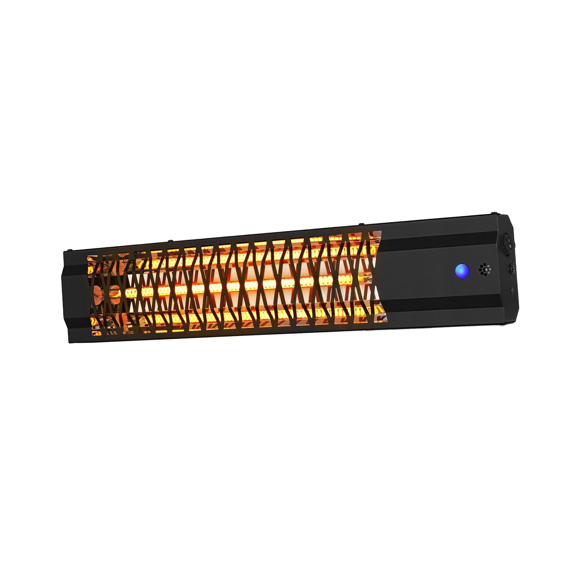 Electric Strip Heater Radiant Heaters 2000W Black
