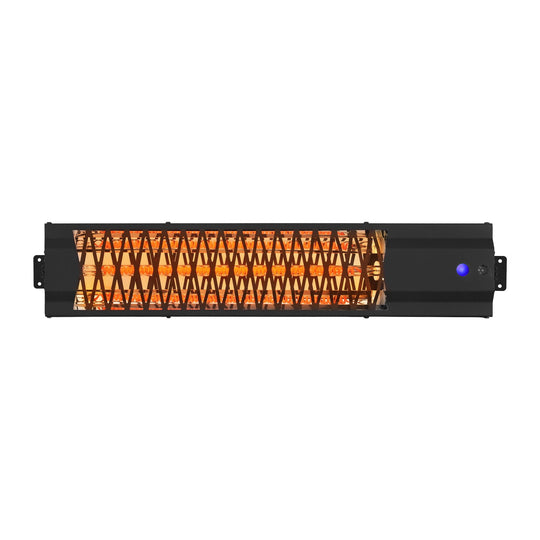 Electric Strip Heater Radiant Heaters 2000W Black