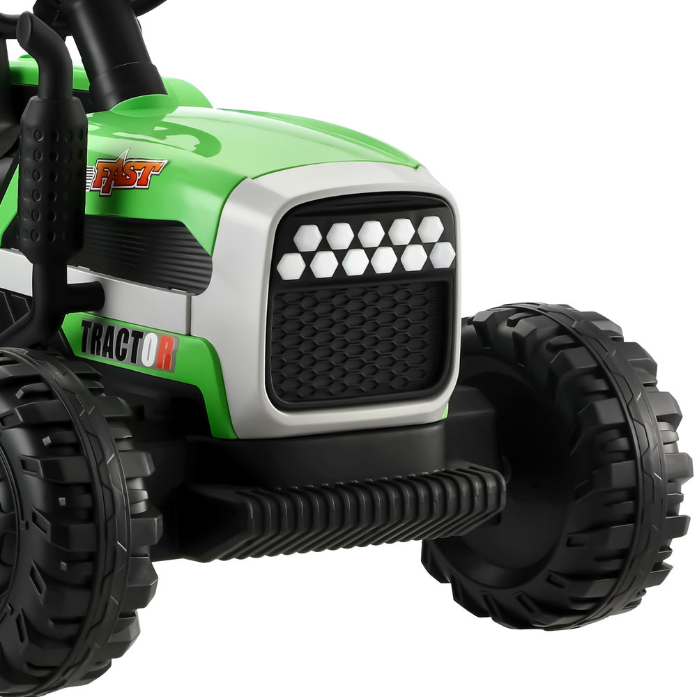 Kids Ride On Car Tractor 12V Toys Remote Control Green/Pink