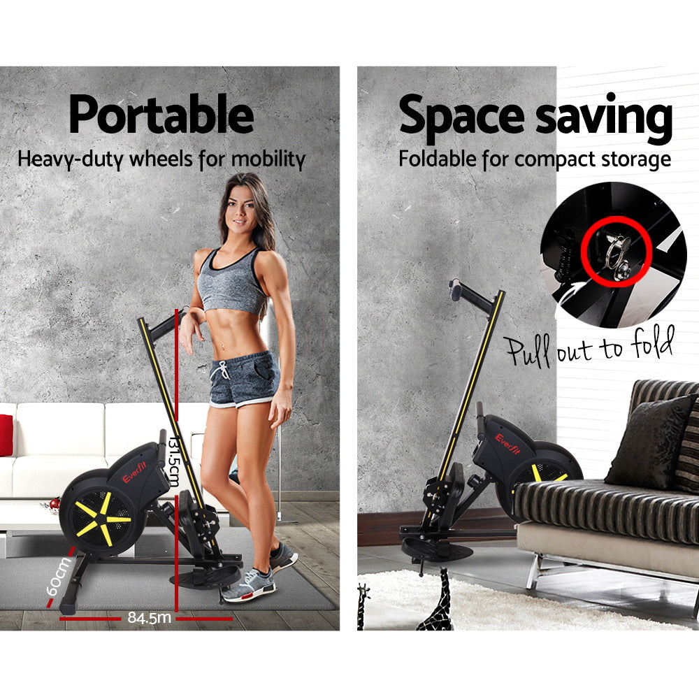 Fitness Air Rowing Machine Gym Quality Home Cardio Equipment