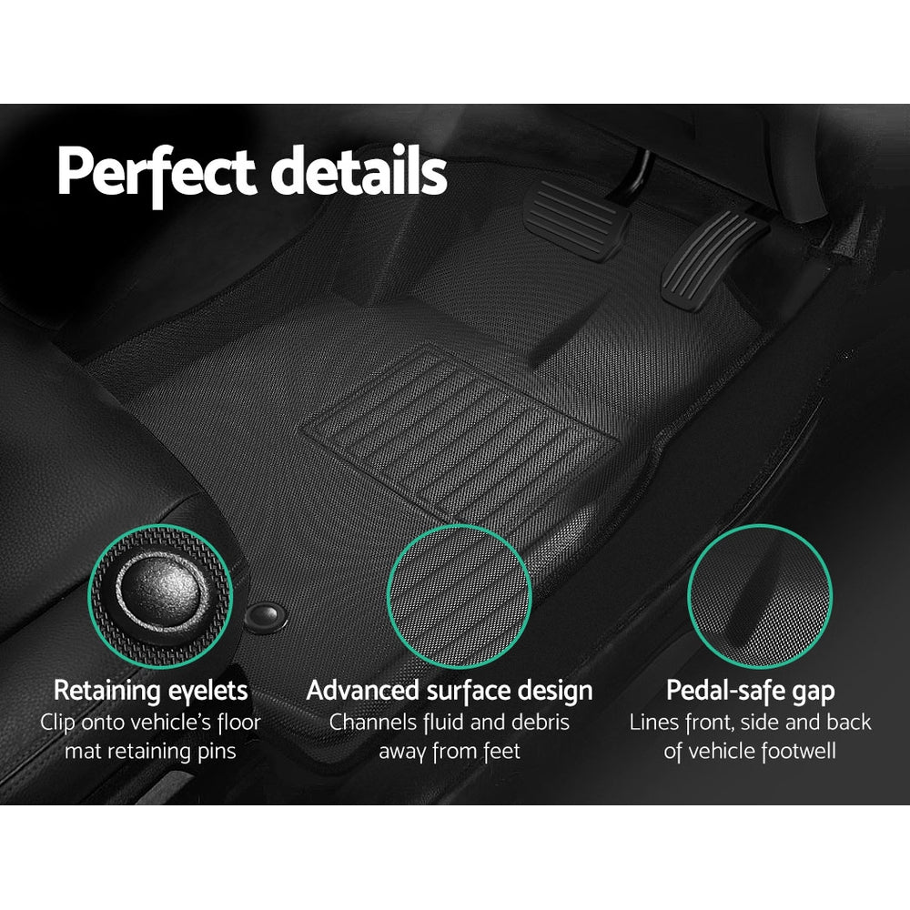 Weisshorn Ford Ranger Car Floor Mats PX PX2 PX3 Dual Cab