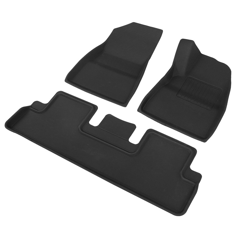 Car Rubber Floor Mats Compatible For Tesla Model 3 Front Rear | Automotive Decor - photo 6