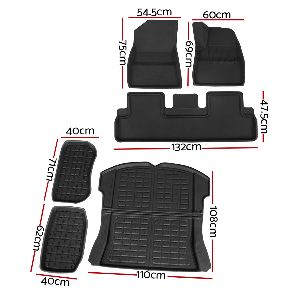 Car Rubber Floor Mats for Tesla Model 3 Trunk Toolbox Cargo Mat Carpet | Automotive Decor - photo 6