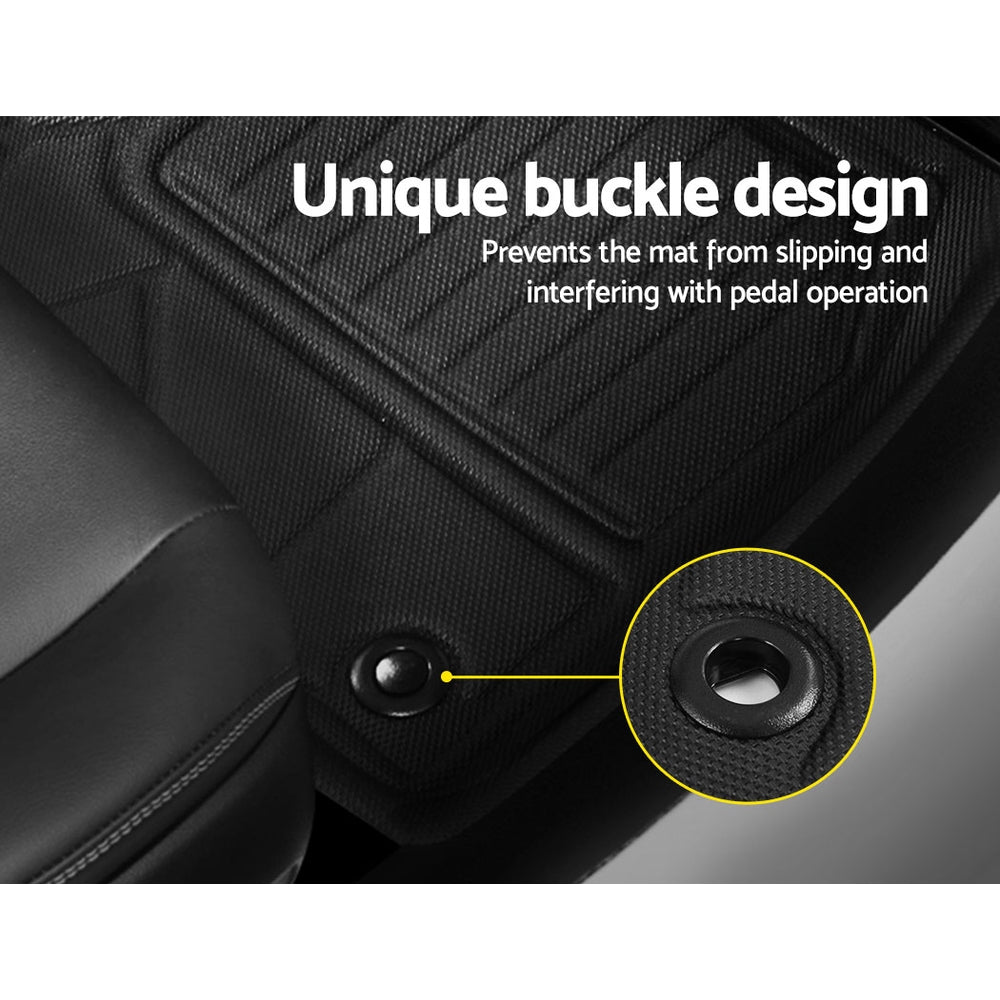 Automotive Decor - Toyota RAV4 Rubber Floor Mats Set Front & Rear
