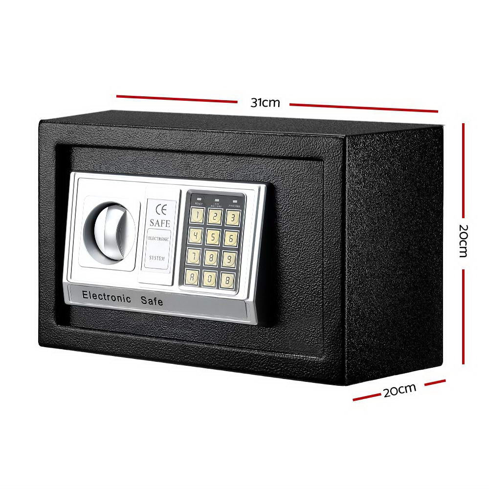 8.5L Security Safe Box Portable Cash Valuables Safe