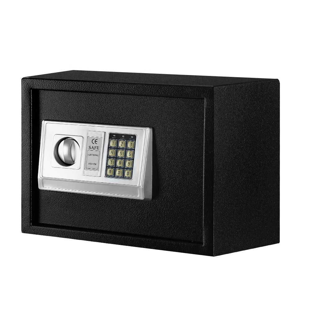 Digital Lock Security Box 16L Compact Cash Jewelry Storage Safe