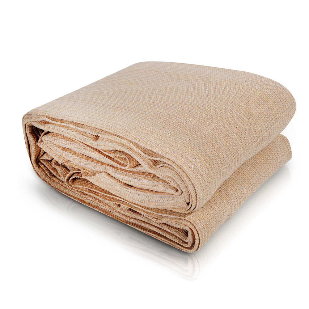 Shade Sail 2.5X3M Rectangle 280Gsm 98% Sand Shade Cloth