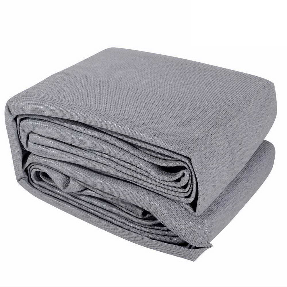 Shade Sail 5X5X5M Triangle 280Gsm 98% Grey Shade Cloth