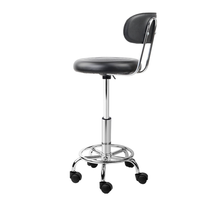 Salon Stool Swivel Chair Backrest Barber Hairdressing
