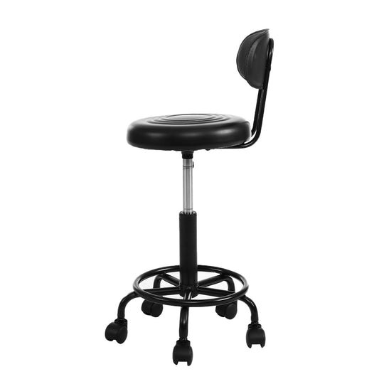Salon Stool Swivel Chair Backrest - Chairs Back Barber Beauty