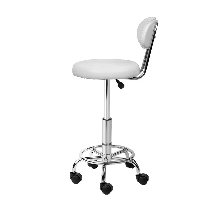 Salon Stool Swivel Barber Chair Backrest Hairdressing