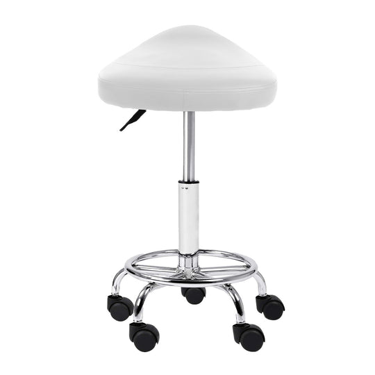 2X Saddle Salon Stool Swivel Barber Hair Dress Chair