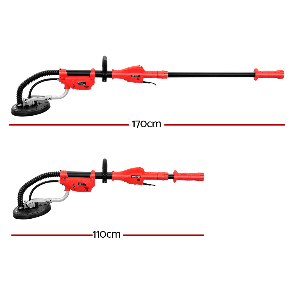800W Drywall Sander Dustless Wall Ceiling Sander 6 Speed Extendable Handle