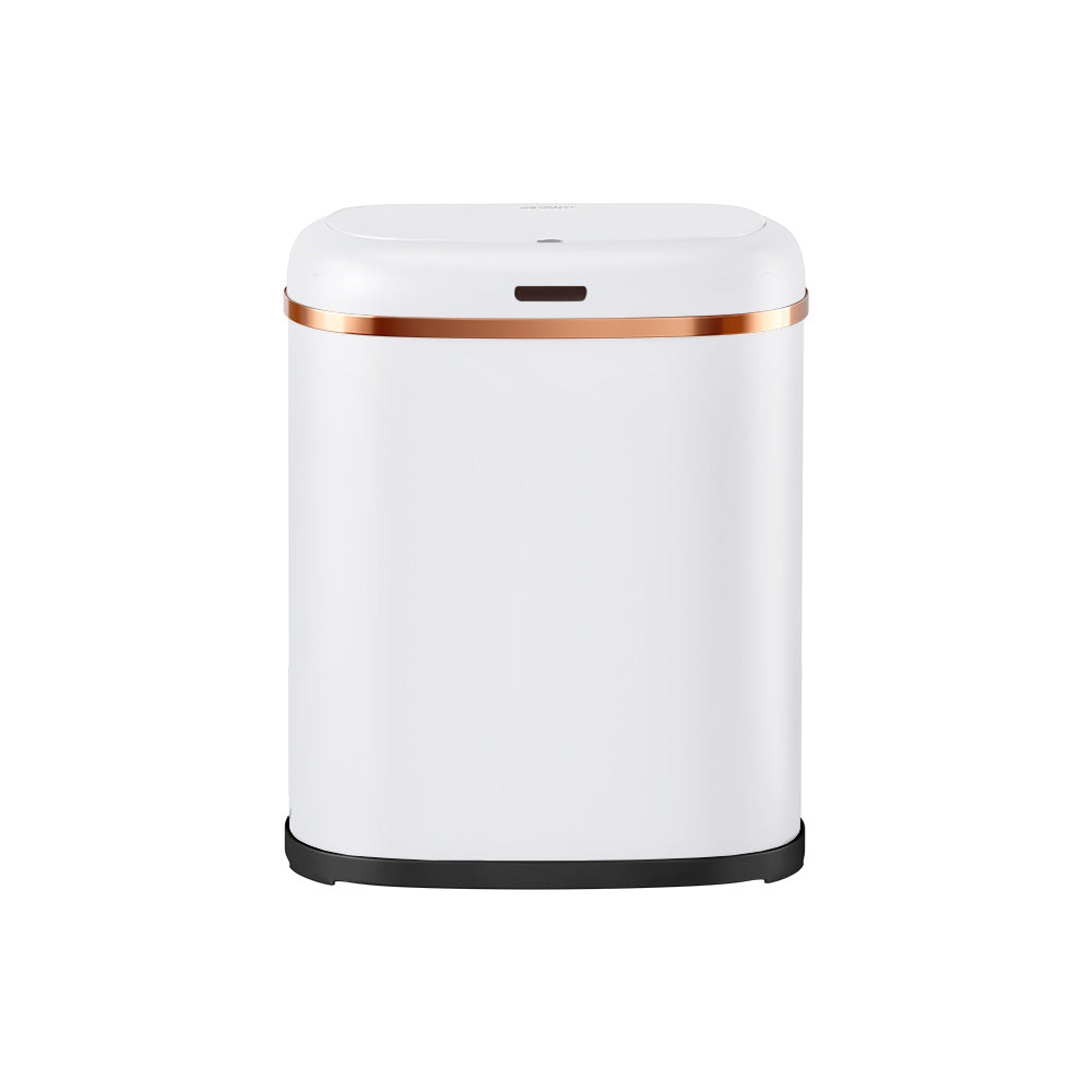38L Motion Sensor Bin Rubbish Automatic White | White colour