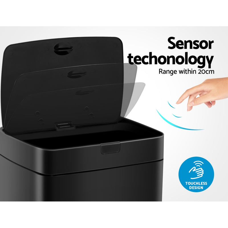 Automatic Motion Sensor Bin Kitchen Rubbish 45L | PayPal