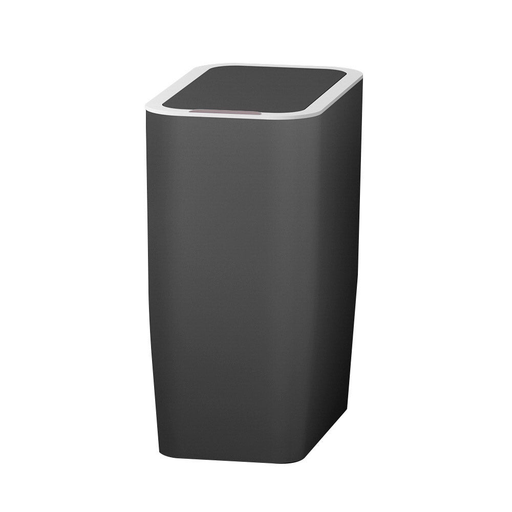 Black colour - 9L Motion Sensor Bin Automatic Rubbish Ash Black