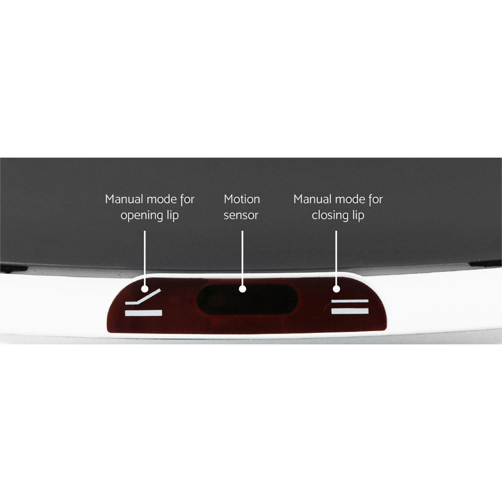 9L Motion Sensor Bin Automatic Rubbish Ash Black | Black colour