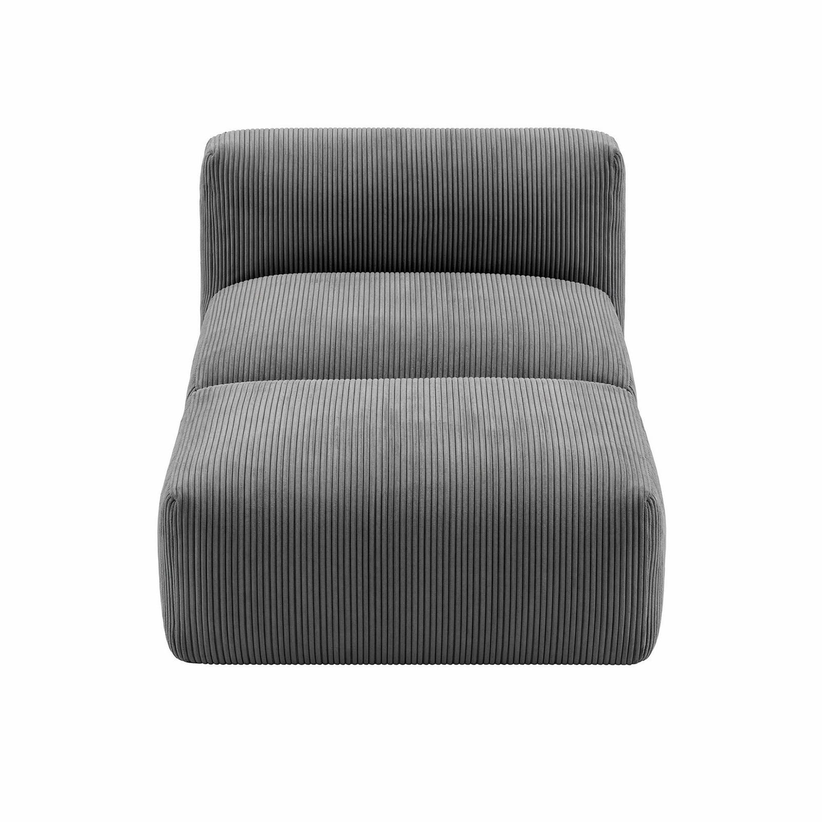 Foldable Sofa Bed Grey 164x82x75cm