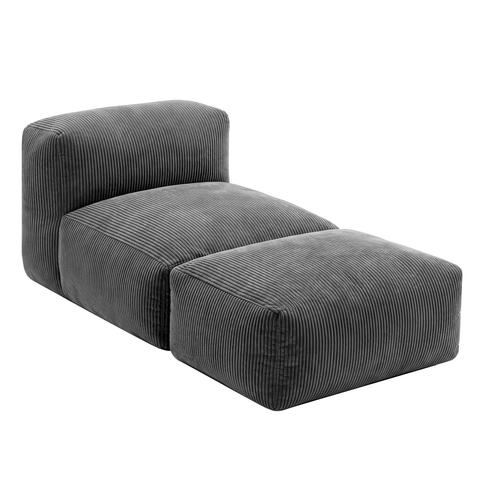 Foldable Sofa Bed Grey 164x82x75cm