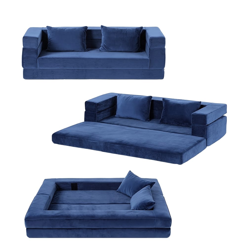 Convertible Sofa Bed Velvet King
