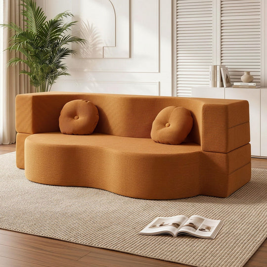 Folding Sofa Bed Futon Convertible Loveseat - Sofas & Sofa Beds