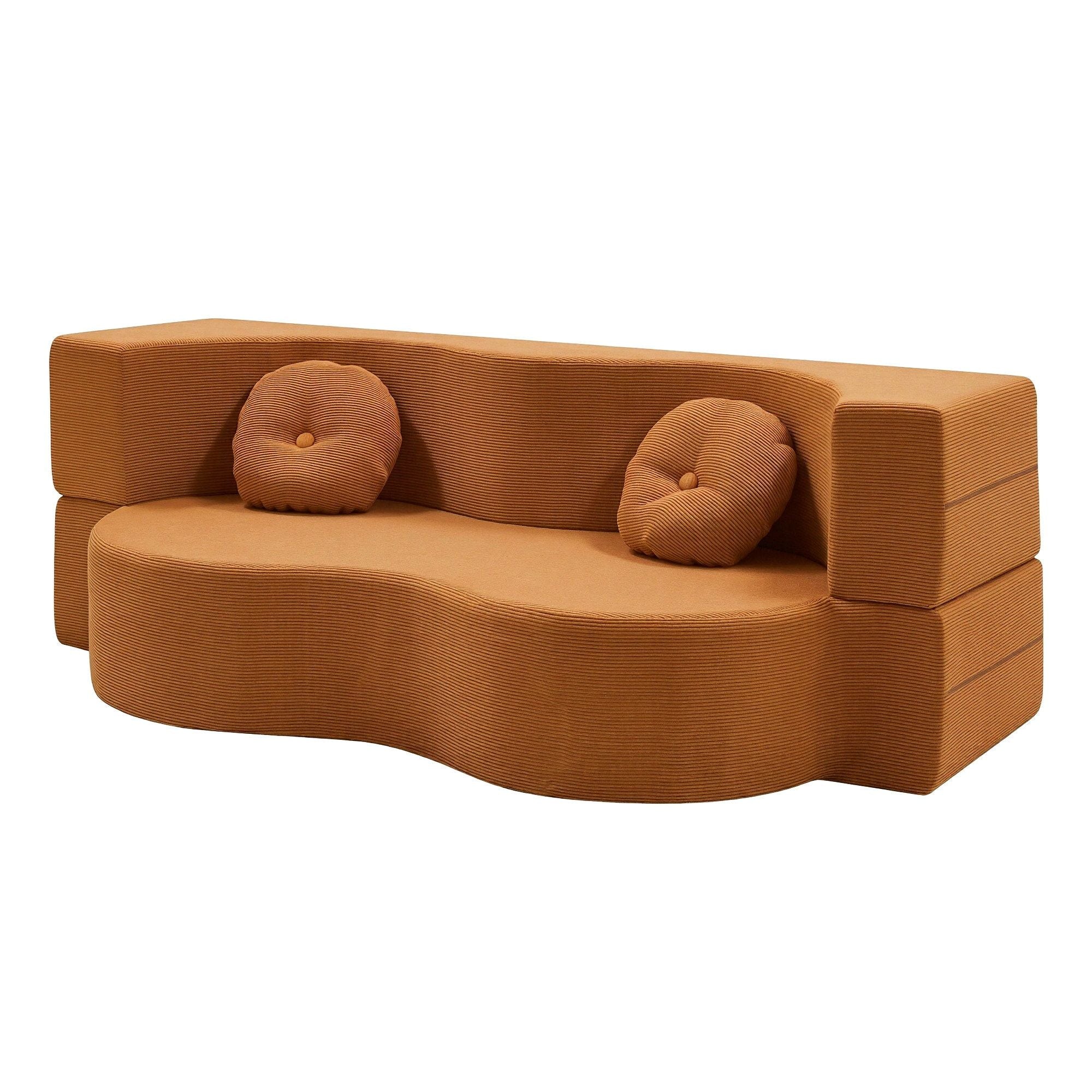 Folding Sofa Bed Futon Convertible Loveseat | Simpledeals