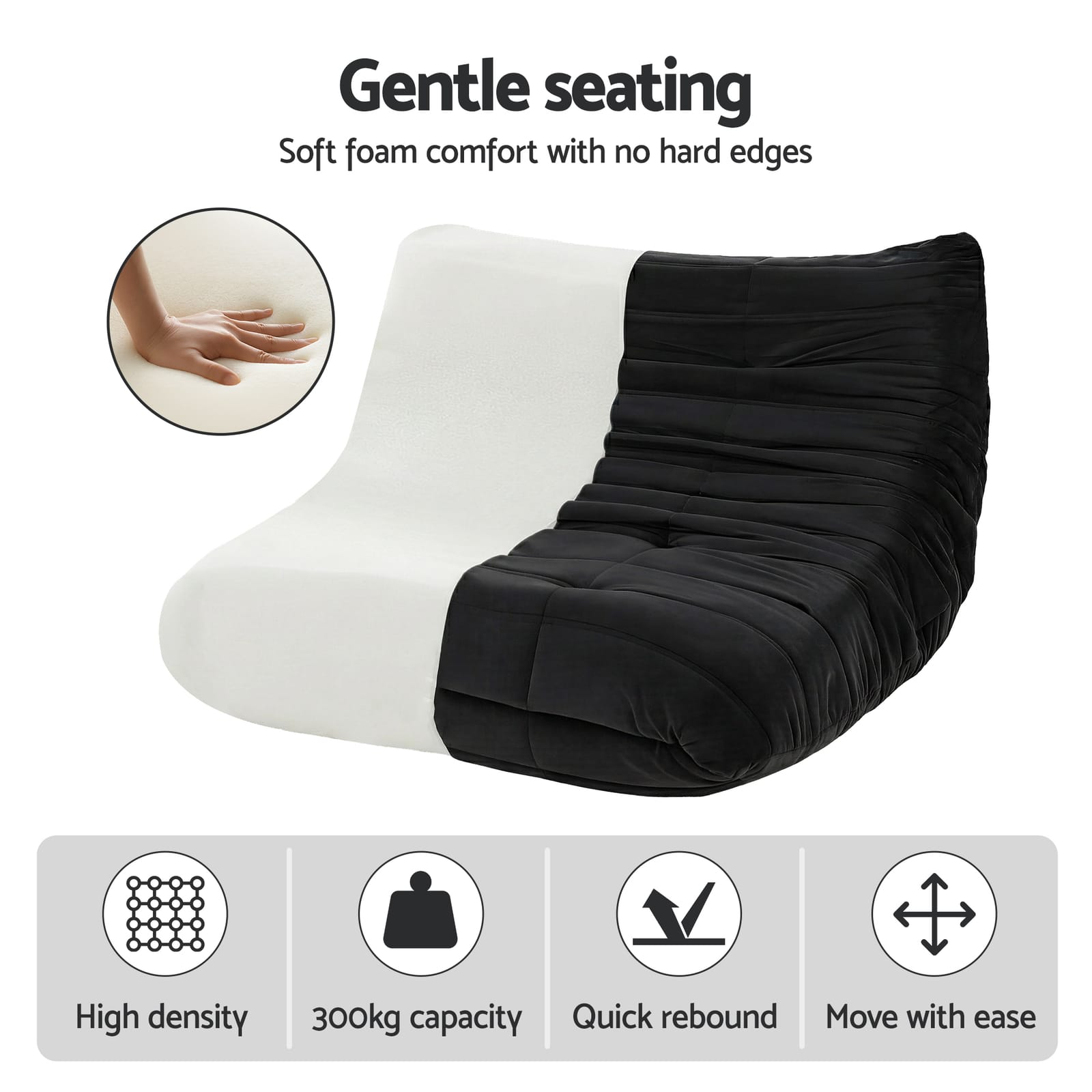 Lazy Sofa 2 Seater Velvet king