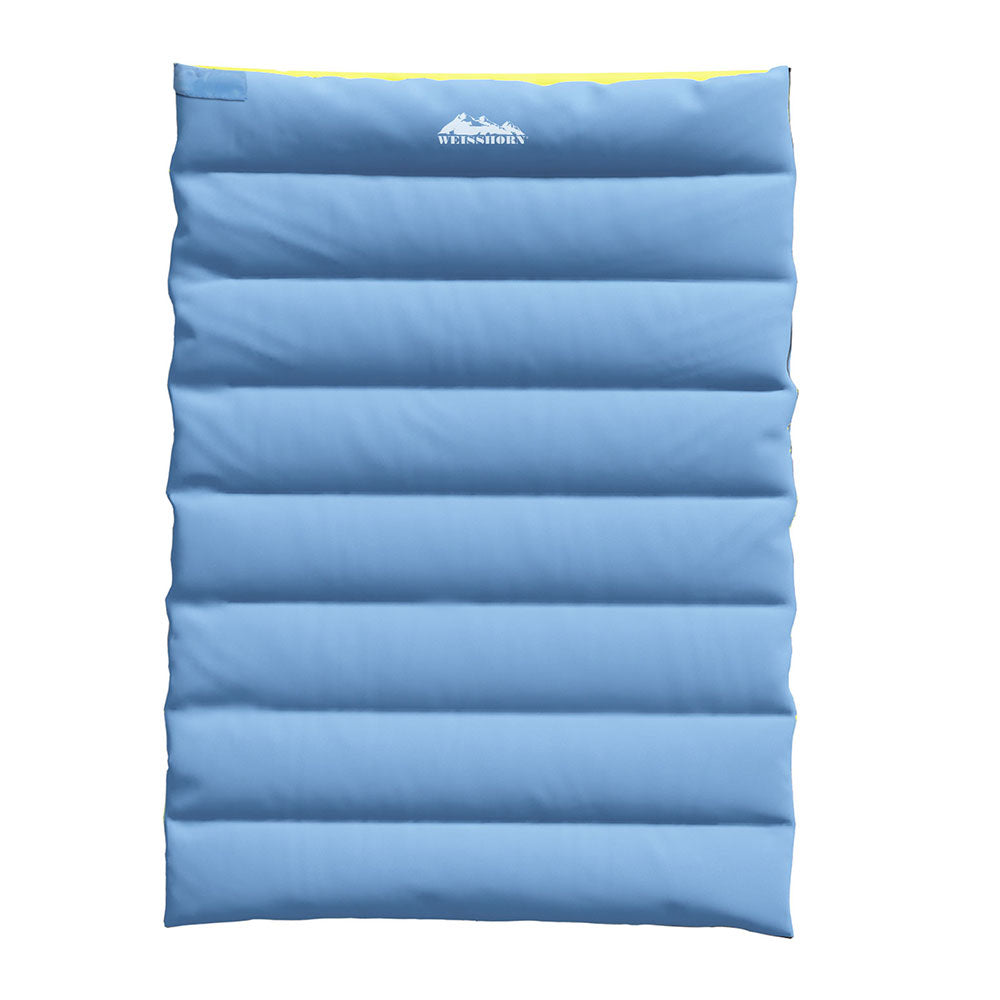 Sleeping Bag Double Bags Thermal Camping Hiking Tent Brown -5°C