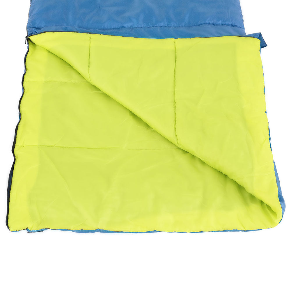 Sleeping Bag Double Bags Thermal Camping Hiking Tent Brown -5°C