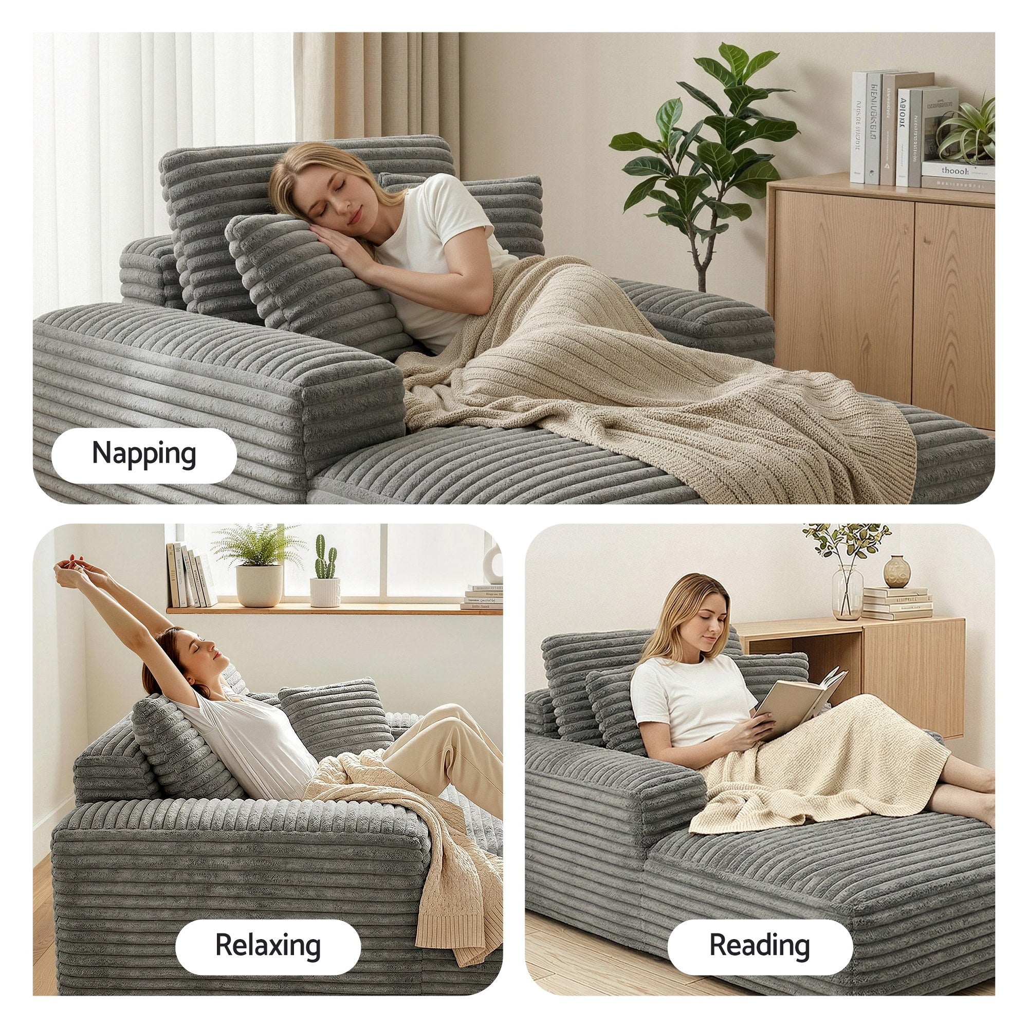 Artiss Sofa Bed Recliner Lounge Chair Sleeper | Simpledeals