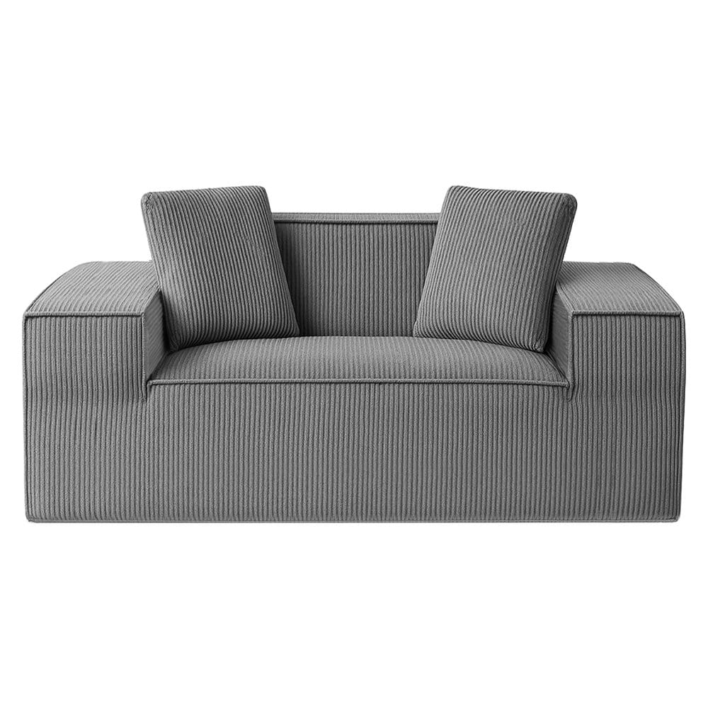 Grey sofa king, detail