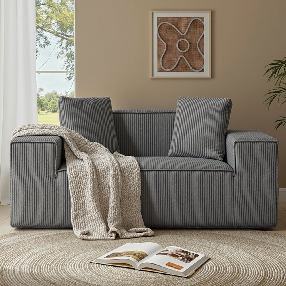 Grey sofa king