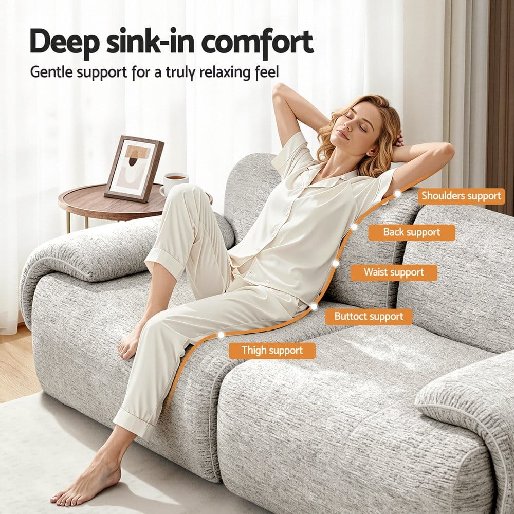 Grey 2 Seater Sofa Bed king