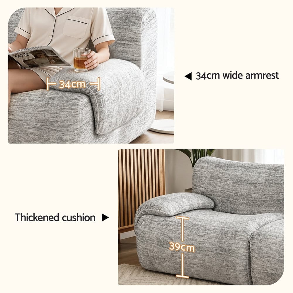 Grey 2 Seater Sofa Bed king