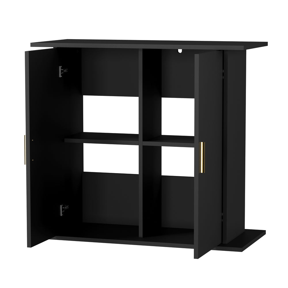 Sideboard Cabinet Black Storage 81x36x73cm