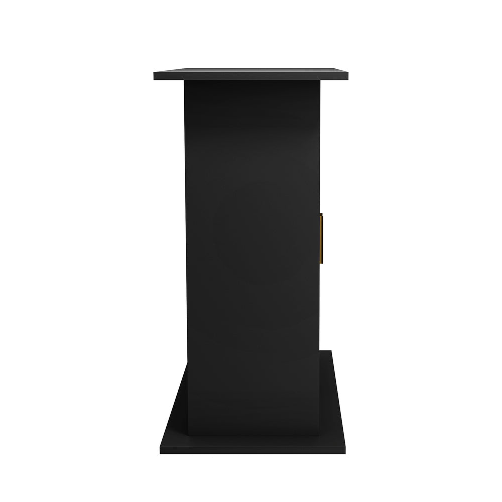 Sideboard Cabinet Black Storage 81x36x73cm