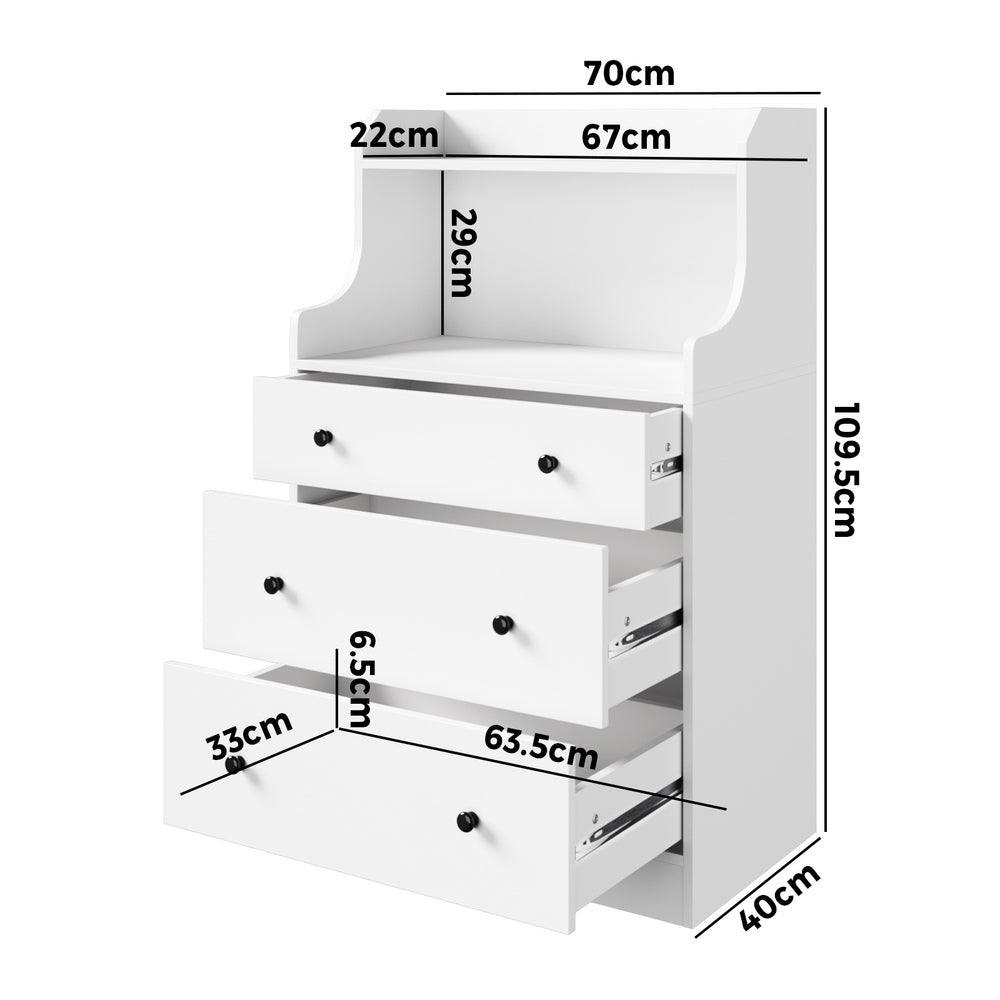 Sideboard Buffet Cupboard Hallway White