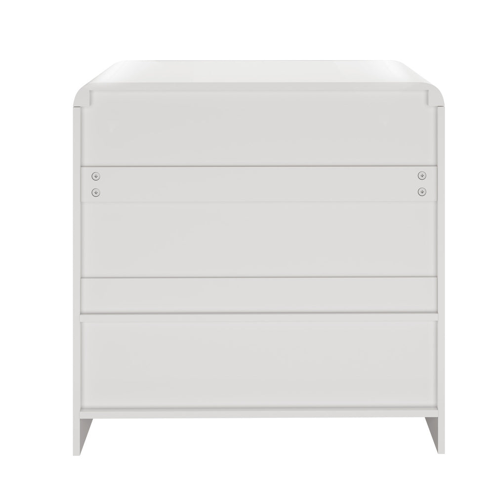 Buffet Sideboard Storage Cabinet White 2 Doors Cupboard for Dining Room