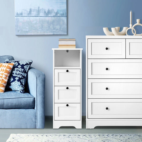 2x Chest of Drawers Storage Cabinet Dresser Tallboy Hamptons - Sideboard - photo 9
