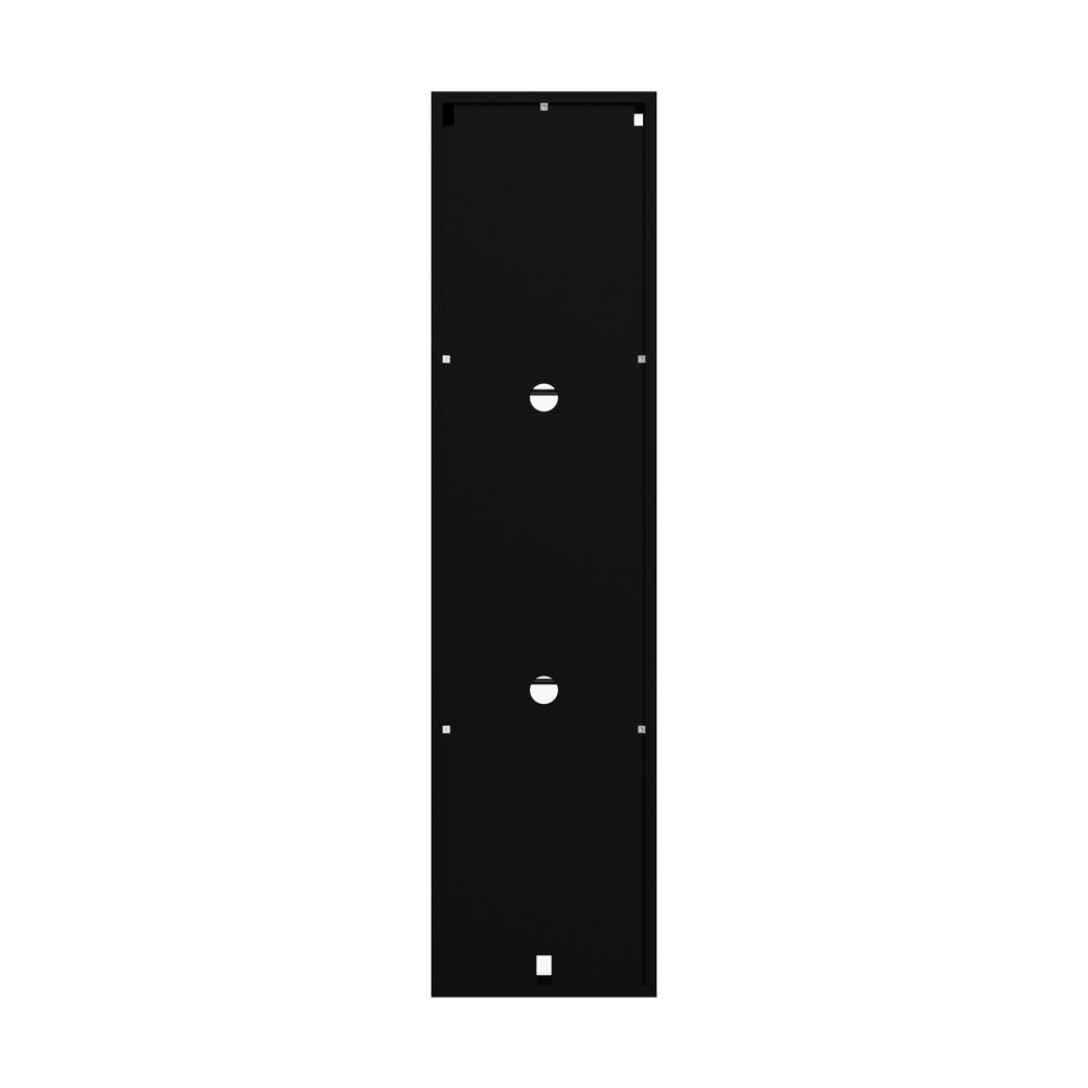 LED Display Cabinet Wall Mounted Black 2PCS | Simpledeals