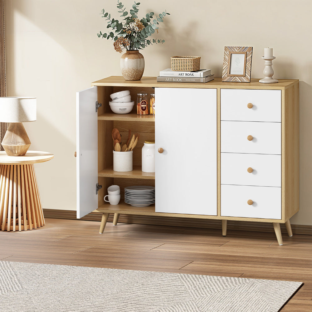 Buffet Sideboard Storage 5 Drawers Cabinet Kitchen Pantry Cupboard